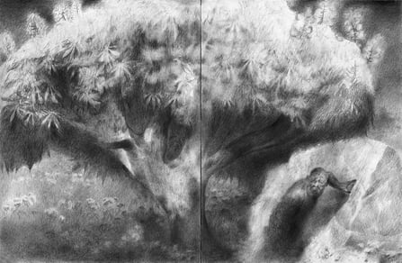 Matthias-Wyss-TAGESLICHT-DAYLIGHT-2011–2014-Pencil-On-Paper-22-x-44-Cm-10