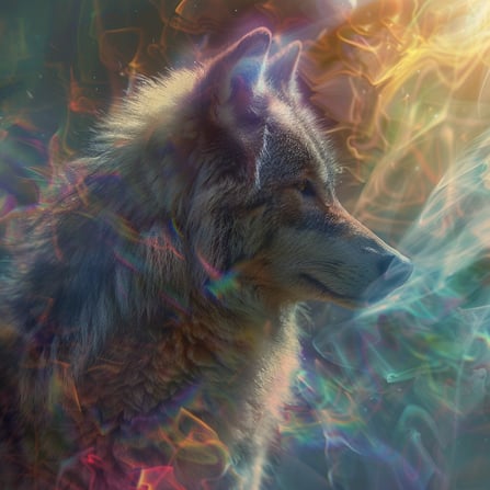 Der Wolf ist ein Symbol für Freiheit, Wildheit und Widerstandsfähigkeit.  Wir sollten uns immer daran erinnern, dass wir wie Wölfe sein müssen, um in der Welt zu überleben.