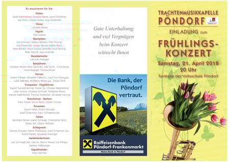 TMK Pöndorf Frühlingskonzert 2018