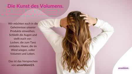 Mehr Volumen im Haar durch Unverblümt bei Budz Friseure in München Schwabing