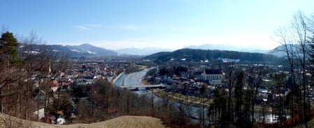 Bad Tölz, vom Kalvarienberg aus gesehen