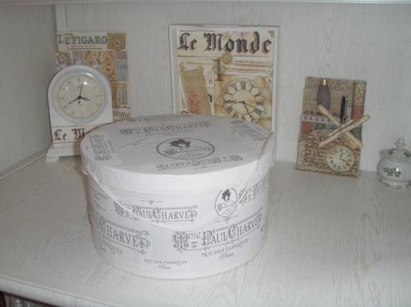 ... alte Hutschachtel neu gestaltet :o)