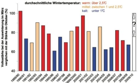 Durchschnittliche Wintertemperatur