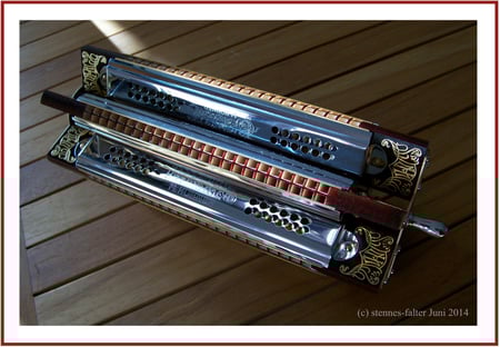 Richter-Mundharmonika Hohner 6-fach-Wender  Tremolo-Stimmung