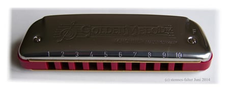 Mundharmonika Hohner Golden Melody Bluesharp