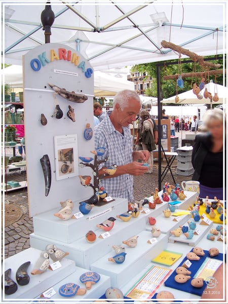 Keramikwerkstatt "Ton und Töne" Vogel-Okarinas