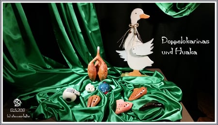 Okarinas mit mehreren Kammern