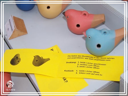 Keramikwerkstatt "Ton und Töne" Musikinstrumente aus Ton, Okarinas