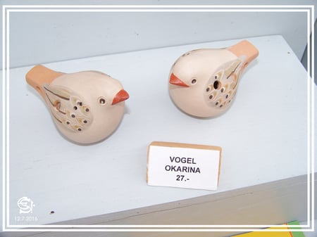 Keramikwerkstatt "Ton und Töne" Musikinstrumente aus Ton, Okarinas,