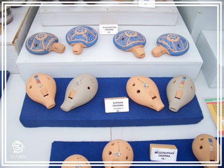 Keramikwerkstatt "Ton und Töne" Musikinstrumente aus Ton, Okarinas,