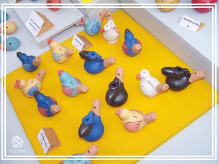 Keramikwerkstatt "Ton und Töne" Musikinstrumente aus Ton, Okarinas, Kleine Wasserflöten