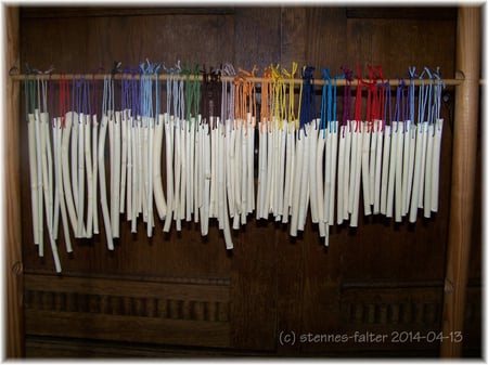 Ahornstäbchen-Sammlung