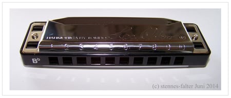 Mundharmonika in Richterstimmung Bluesharp Lee Oskar Tombo Bb-Dur