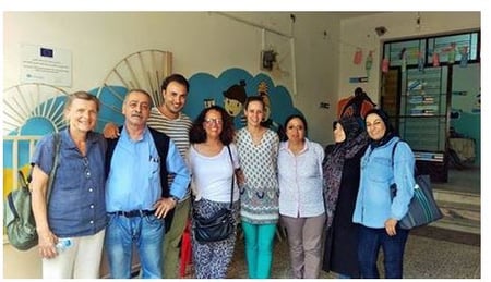 friends of alpha met medewerkers van het Alpha team in zuid Libanon