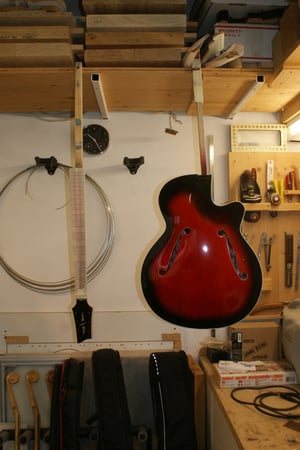 ... erst einmal trocknen.