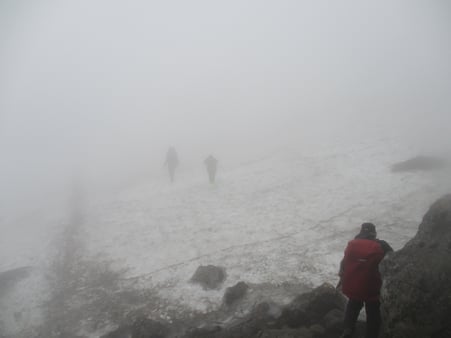 大雪山国立公園　雪渓