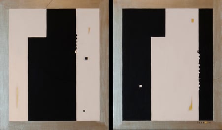 Body & Image 25  760mm×455mm  (380mm×455mm each)  F8×2  Acrylic 2016