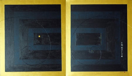 SPIRIT OF TEA 4    910mm×530mm   F10×2   Acrylic, wood   2015