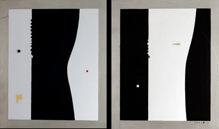 Body & Image 24  760mm×455mm  (380mm×455mm each)  F8×2  Acrylic 2016