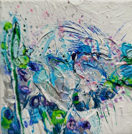 Elisabeth Augendre artiste peintre acrylique originale abstrait