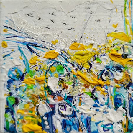 Elisabeth Augendre artiste peintre acrylique abstrait