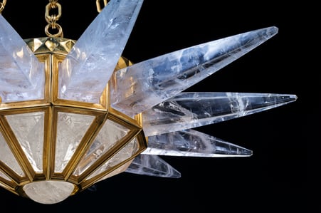 ROCK CRYSTAL CHANDELIER