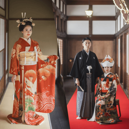 アンティーク花嫁衣裳 2 点へリンク