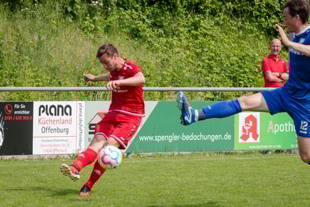 Yannick Kauk schaltete sich vorne ein und traf zum 2:0