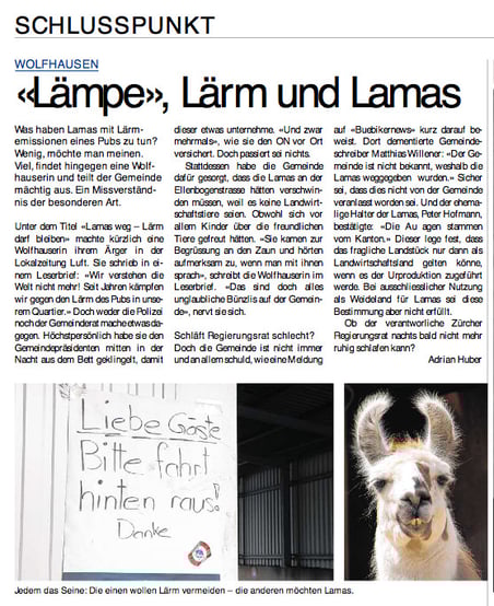 "Obersee Nachrichten" vom 28. Februar 2013