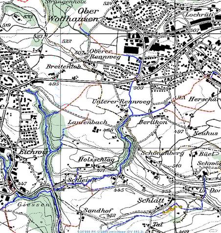 Screenshot: gis.zh.ch