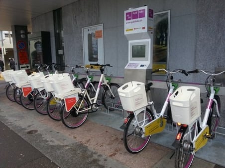 Publibike-Station in Rapperswil (Bild: www.rapperswil-jona.ch)