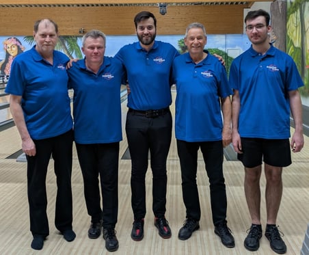 von links: Roland Kreutzberger, Danny Kretschmar, Dennis Ludwig, Renè Ludwig, Andrè Schubert