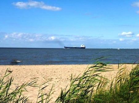 Otterndorf hat einen Sandstrand und einen Grünstrand
