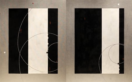 Body & Image 2   1454mm×910mm (727mm×910mm each)  F30×2   Acrylic  2013