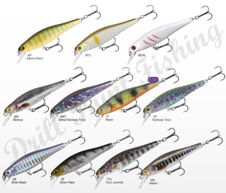 Drill Point Fishing Webshop Produktangebote Wobbler - Bild Produktübersicht Stucki Thun Fanatics Hustler 67S - Color-Chart