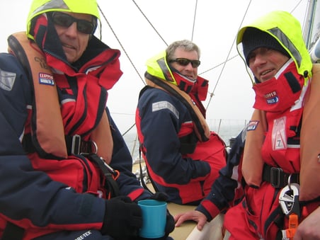 Tough guys: David, Nick + Harry