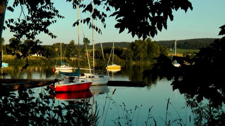 Beliebtes Ausflugsziel bei uns ist der Förmitzspeicher 