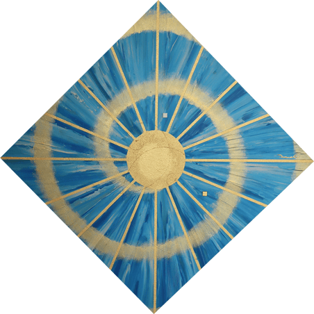 GROUNDING  4   750mm*750mm   S10   2022  acrylic on canvas, wood