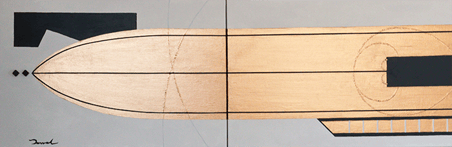 DREAM ZEPPELIN  4   820mm*273mm(410mm*273mm each)   P6*2   2023  acrylic on canvas, wood