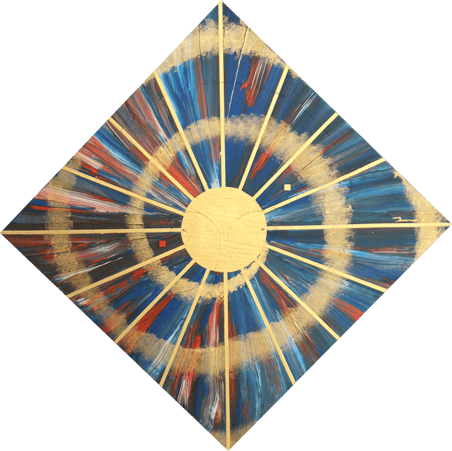 GROUNDING  2   750mm*750mm   S10   2022  acrylic on canvas, wood