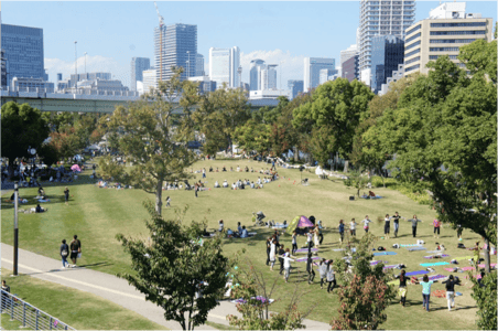 アウトドアヨガ祭り おさんぽヨガ