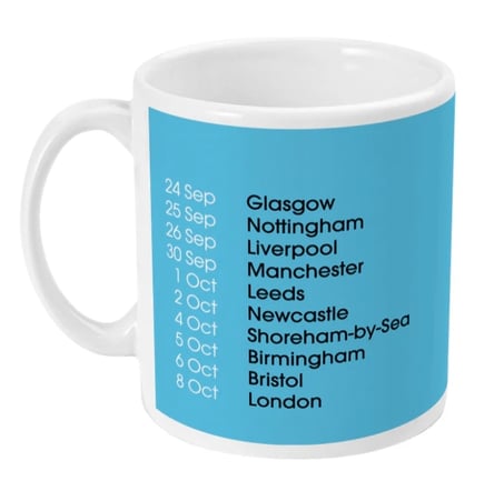 Mug (with Tour dates)