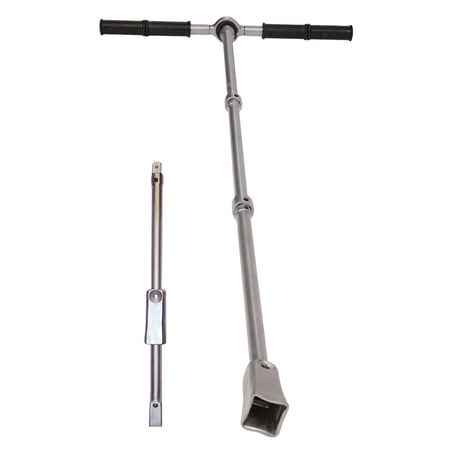 Schieberschlüssel, Spezialwerkzeug, Absperrarmaturen, Hydranten, Höhenverstellung, Kreuzgelenk, Knarren, Anbauteile, Absperrkappen, Schieber