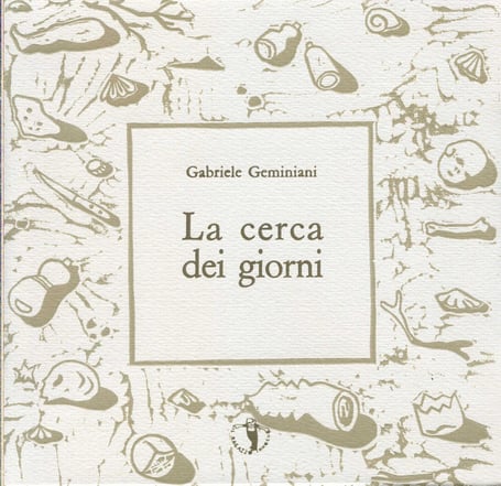 copertina con stampa tipografica e linoleum originale