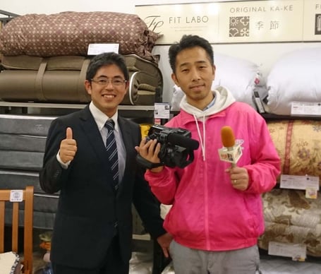 TNC ももち浜ストア夕方版「とことん調査隊」の取材がありました。/スリープキューブ和多屋