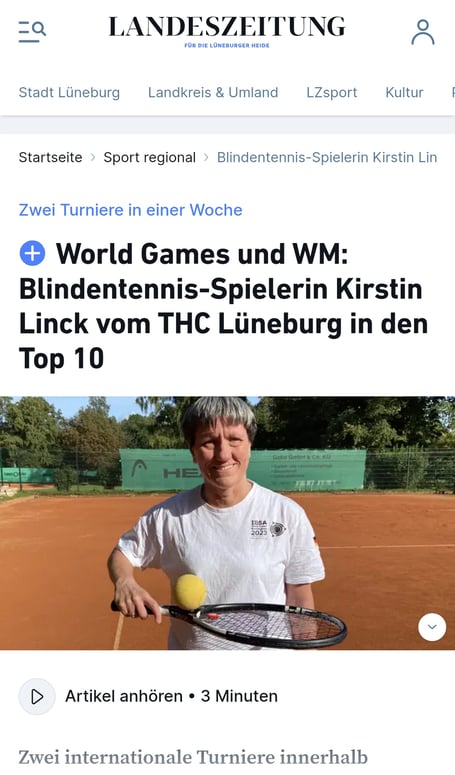 Lüneburger Landeszeitung vom 30.09.2023