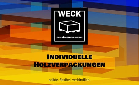 Individuelle Holzverpackungen Broschüre © Weck-Holz GmbH Leonberg, Oberpfalz
