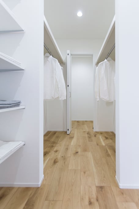 ウォークインクローゼットの画像