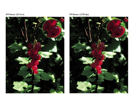 Screen-print -FM- raster image technology