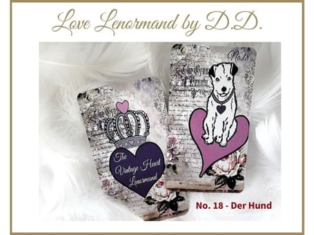 Lenormand Liebeslegung der Hund